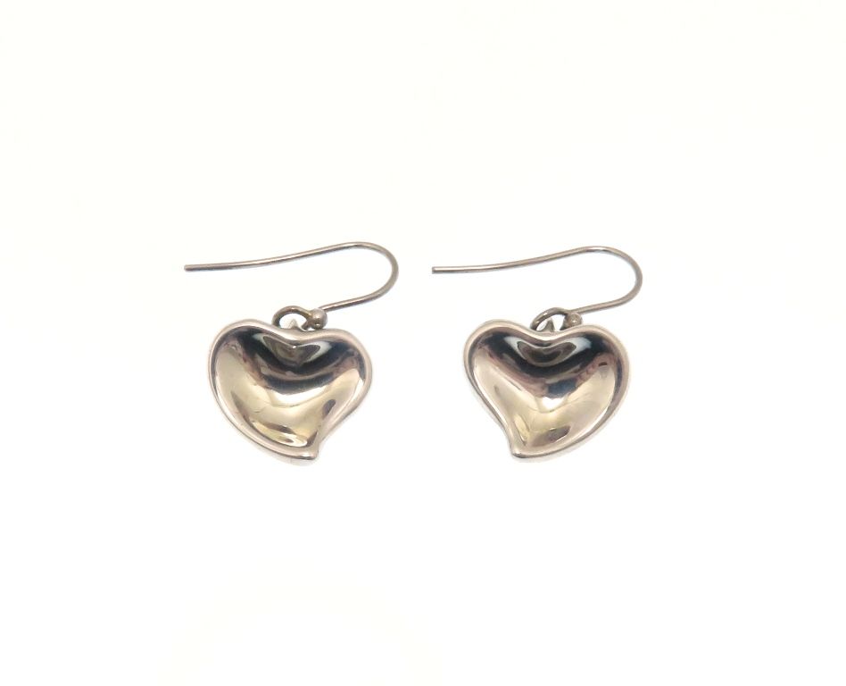 TIFFANY&Co. ティファニー ジュエリー カーブドハートピアス/SV/約6.3g【205】 貴金属・宝石 イヤリング シルバー925 SV925 シルバー レディース【中古】