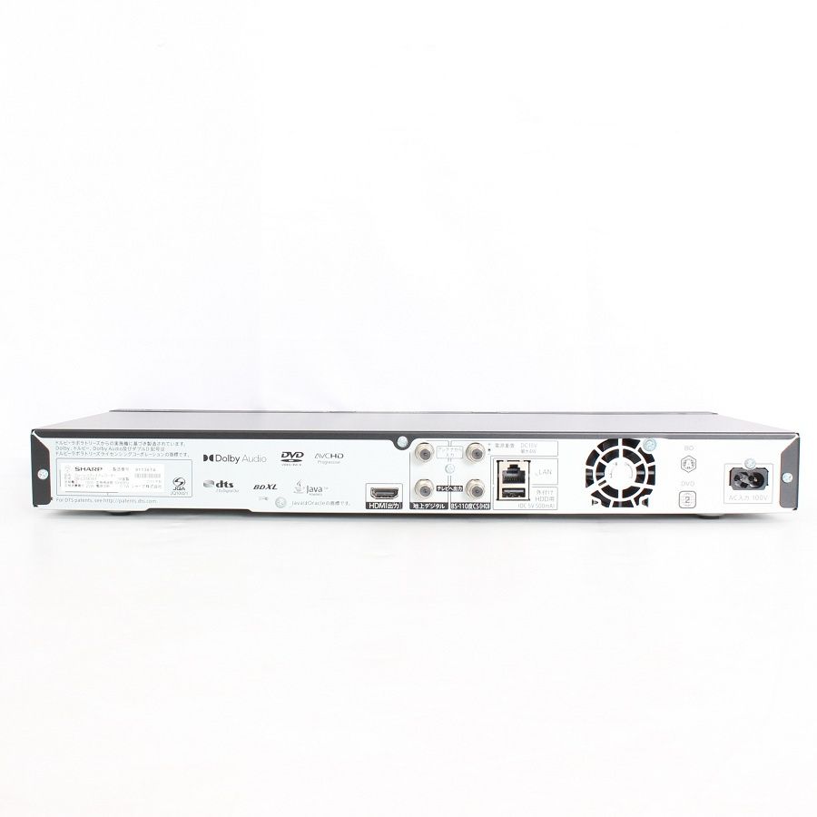 シャープ AQUOSブルーレイ 2B-C05EW1 ダブルチューナー 500GB