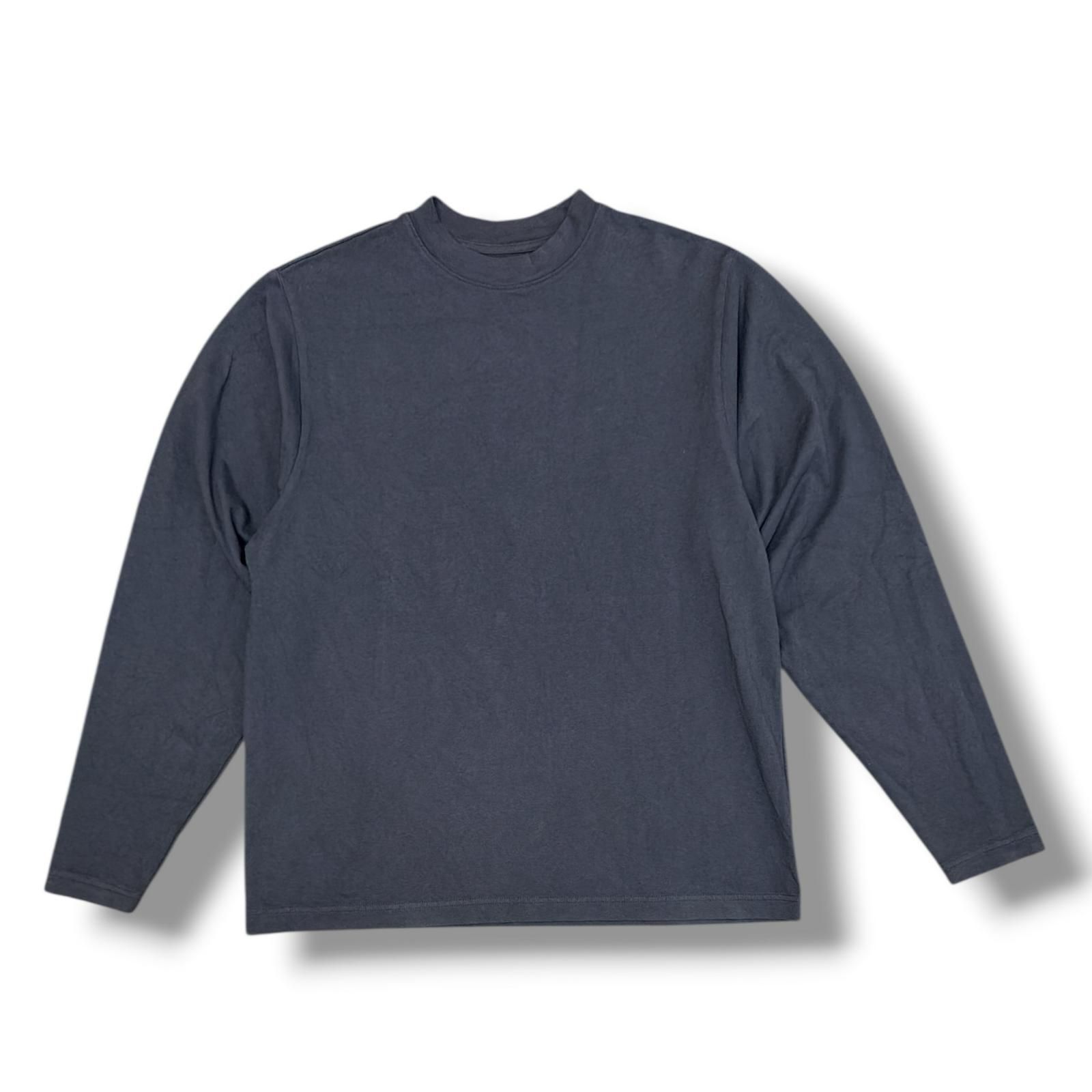 yeezy GAP 長袖カットソー ダークグレー XS YEEZY GAP 長袖カットソー ロンT Tシャツ イージーギャップ ネイビー S