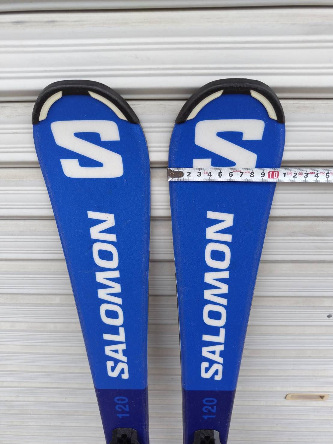 SALOMON S/RACE JR 120cm/スキー板/ビンディング付き！ - メルカリ