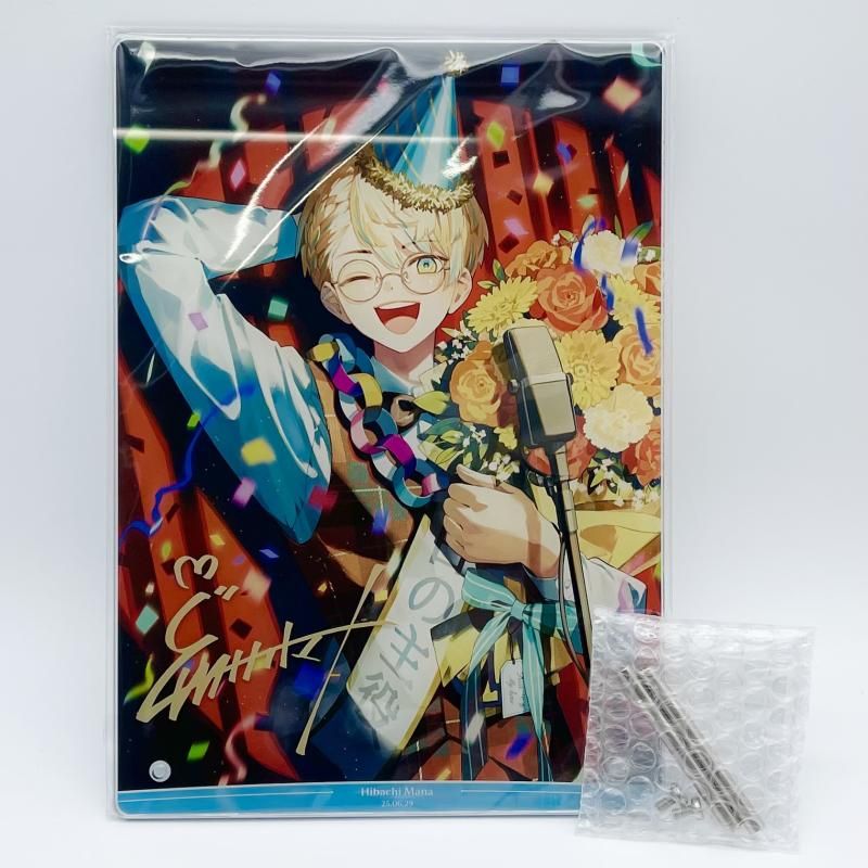 中古】未開封 緋八マナ誕生日グッズ 2025 B5アクリルパネル ANYCOLOR