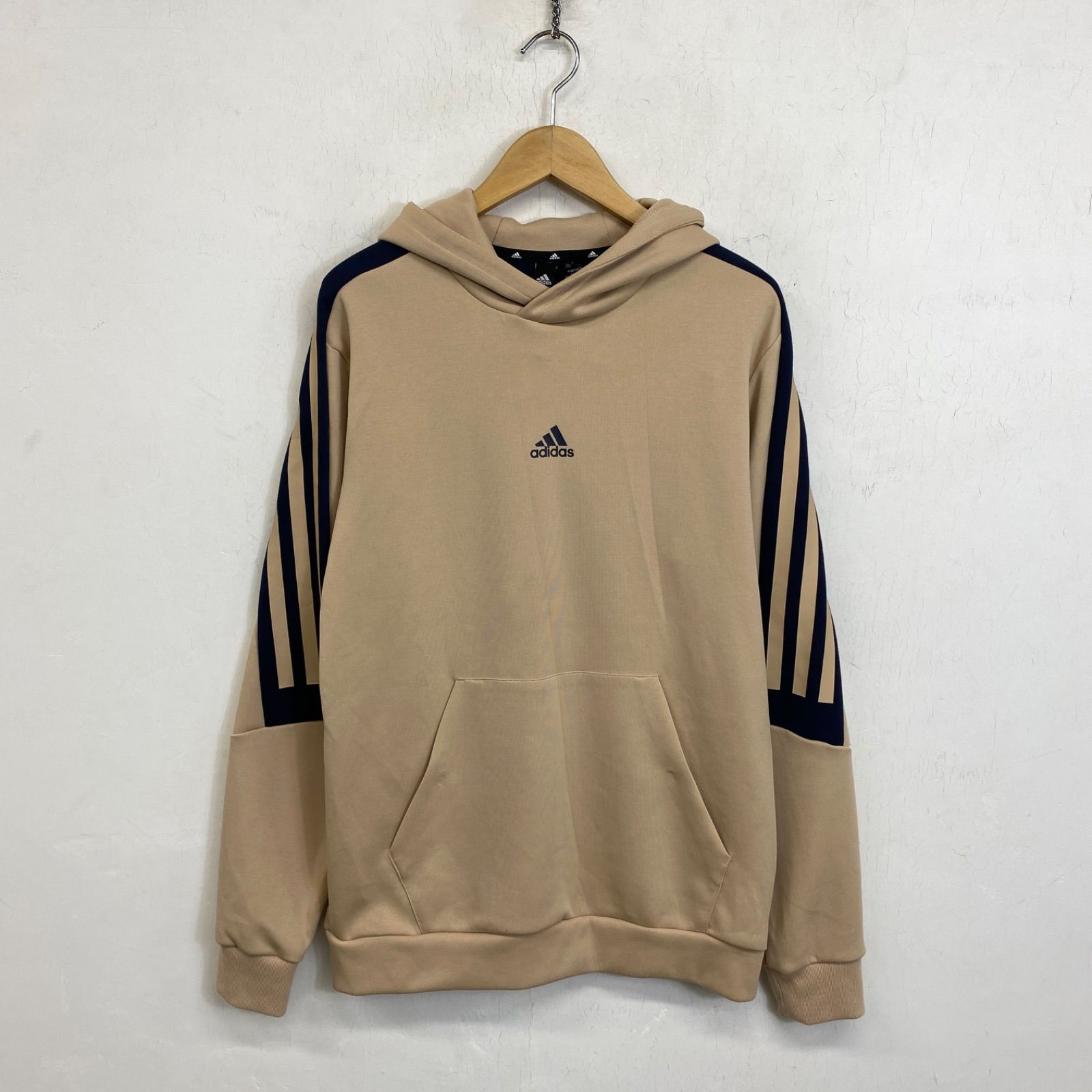 adidas アディダス パーカー プルオーバー スウェット メンズ 古着 