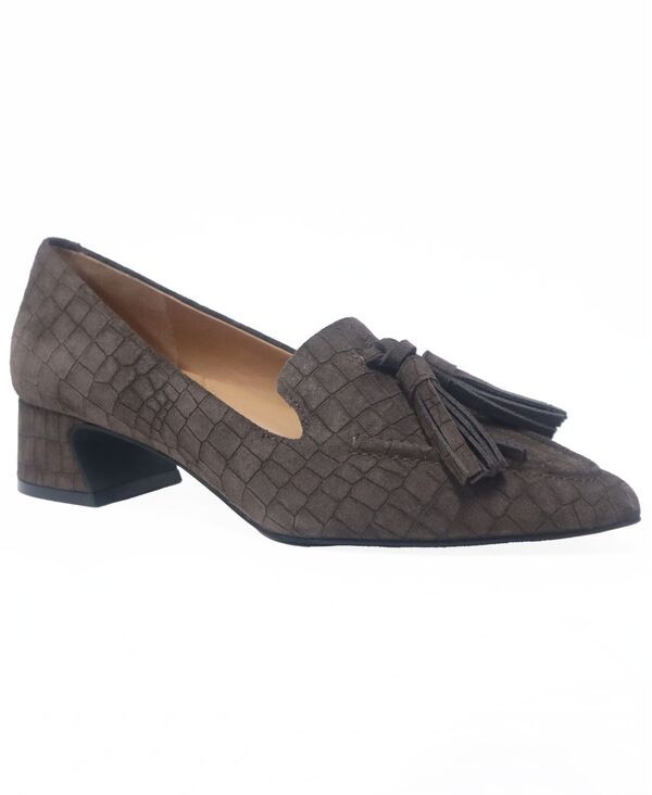 ジェントルソウルズ レディース シューズ パンプス Gentle Souls Womens Glova Tassle Pointy Toe Pumps Chocolate Suede チョコレート
