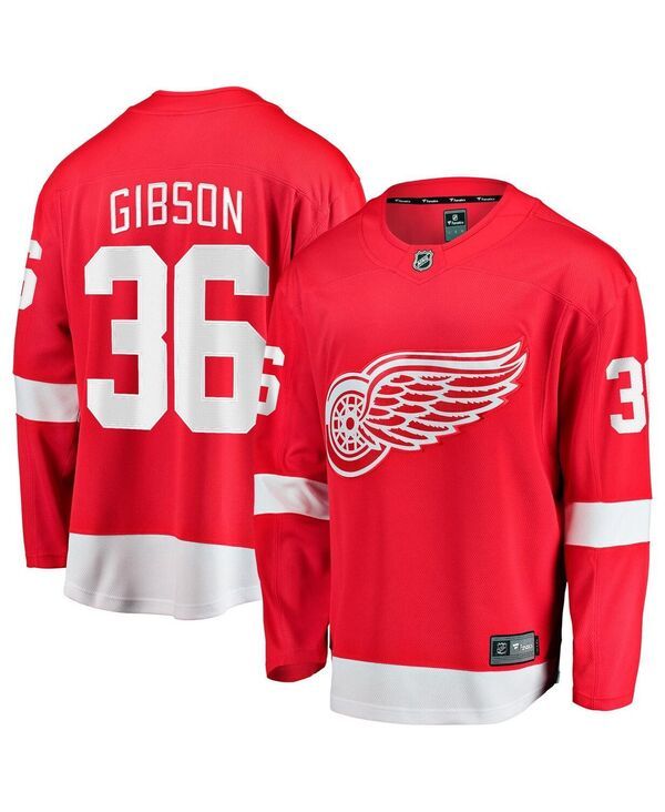 ファナティクス メンズ トップス シャツ ジャージー Fanatics Mens John Gibson Red Detroit Red Wings Home Breakaway Jersey Red