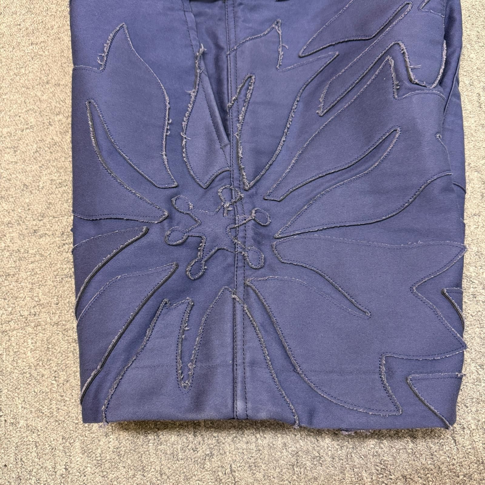 sacai Floral Embroidered Patch Suiting Shorts フラワーパッチ
