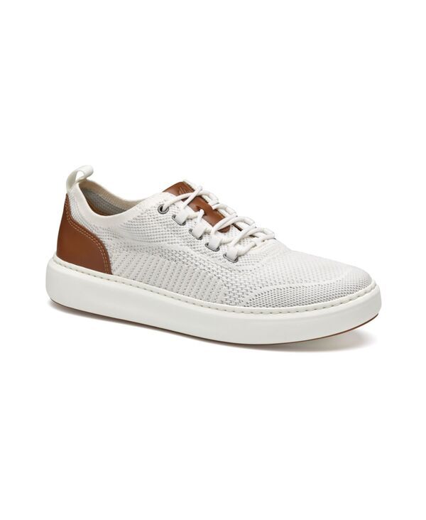 ジョンストンアンドマーフィー メンズ シューズ スニーカー ニット Johnston Murphy Mens Anders Knit UThroat Sneaker White knit ホワイト