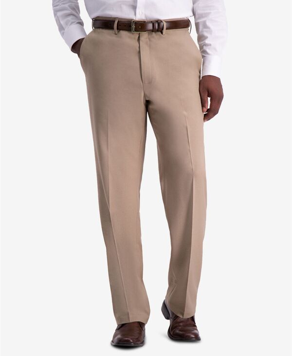 ハガー メンズ ボトムス カジュアルパンツ Haggar Mens Premium Comfort Stretch ClassicFit Solid Flat Front Dress Pants Me