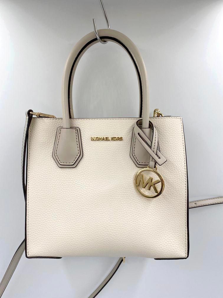 MICHAEL KORS マイケルコース MERCER MD MESSENGER ショルダー バッグ 白 ■■◎レディース