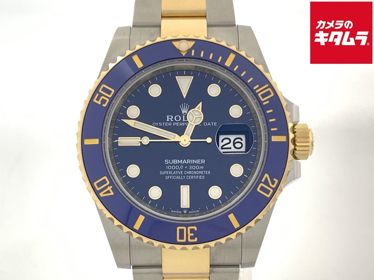【中古】 【新品同様】 ロレックス(ROLEX) サブマリーナー デイト ブルー 126613LB ステンレス/イエローゴールド