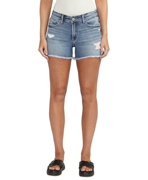 シルバー ジーンズ レディース ボトムス ハーフパンツ・ショーツ ショートパンツ Silver Jeans Co Womens MidRise Suki Shorts Indigo インディゴ