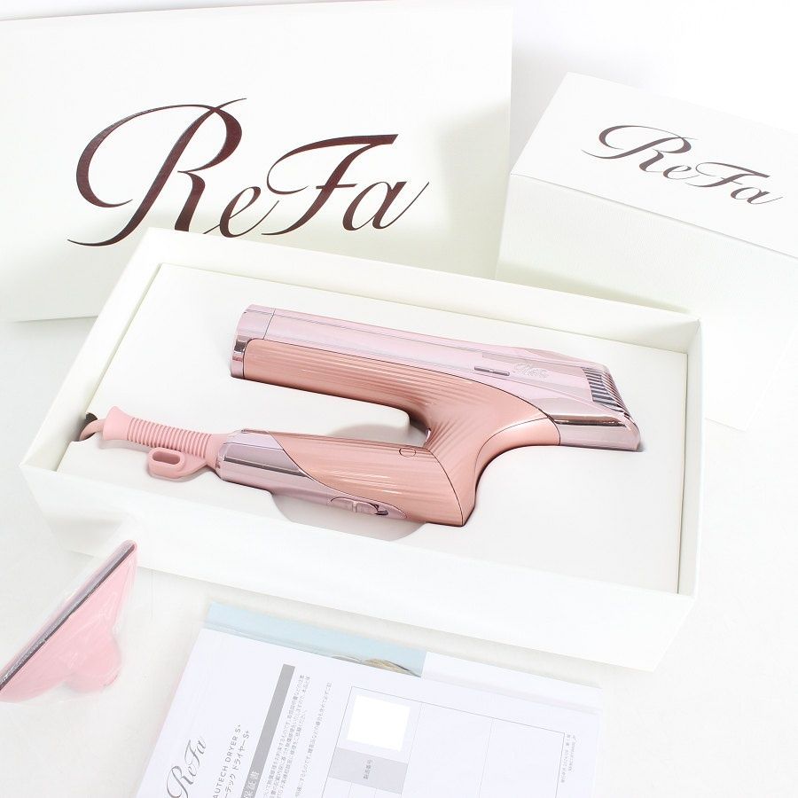 【新品】MTG ReFa BEAUTECH DRYER S+ RE-BC-05A ピンク ホルダー付き ヘアドライヤー リファビューテック スマート 本体