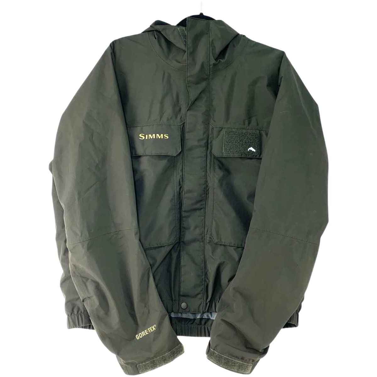 SIMMS 釣り服飾 フィッシングジャケット SIZE M ゴアテックス オリーブ