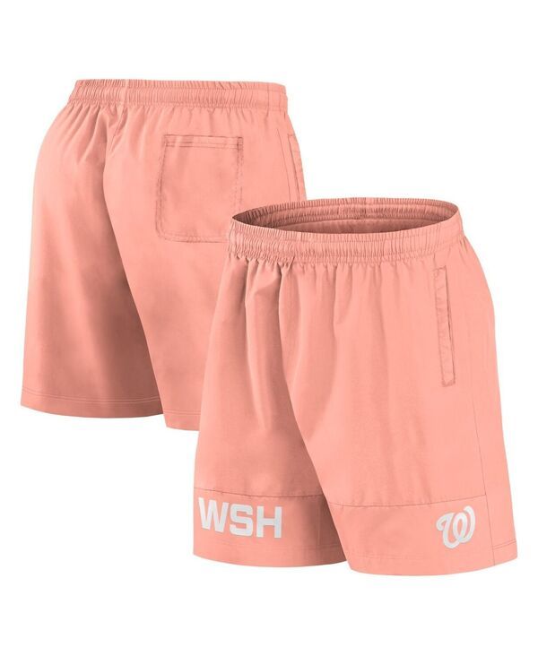 ファナティクス メンズ 水着 ハーフパンツ・ショーツ ショートパンツ Fanatics Mens Coral Washingtonationals Elementswim Shorts Coral コ