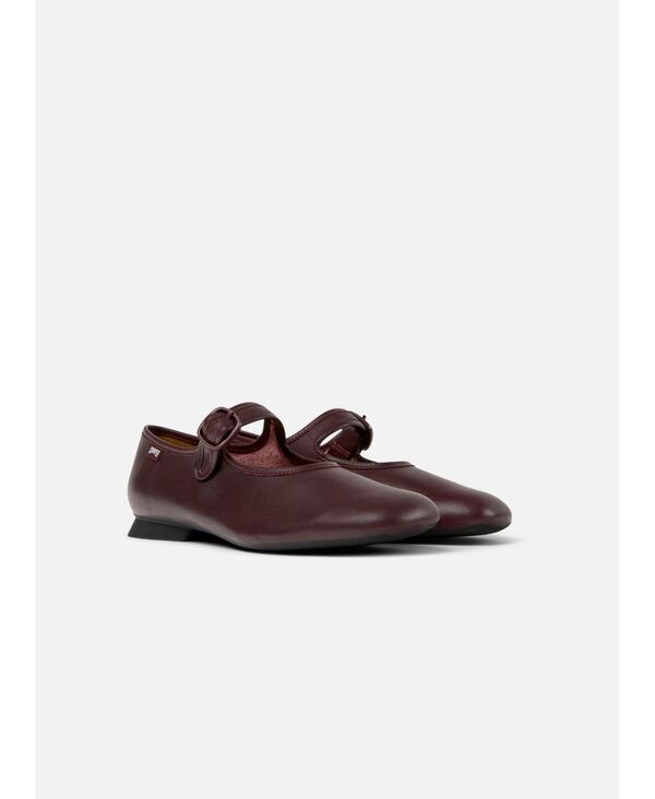 カンペール レディース シューズ パンプス レザー Camper Casi Myra Leather Mary Jane Burgundy バーガンディ