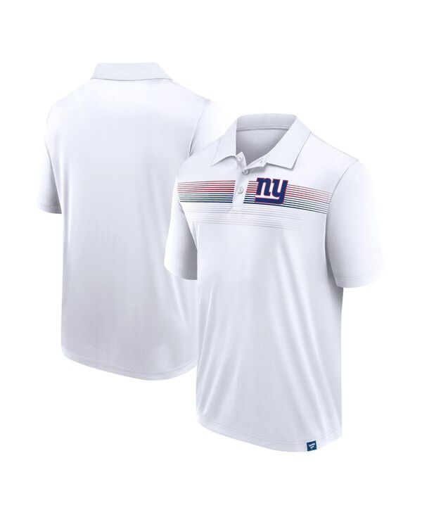 ファナティクス メンズ トップス ポロシャツ Fanatics Branded Mens White New York Giants Victory For Us Interlock Polo Wht