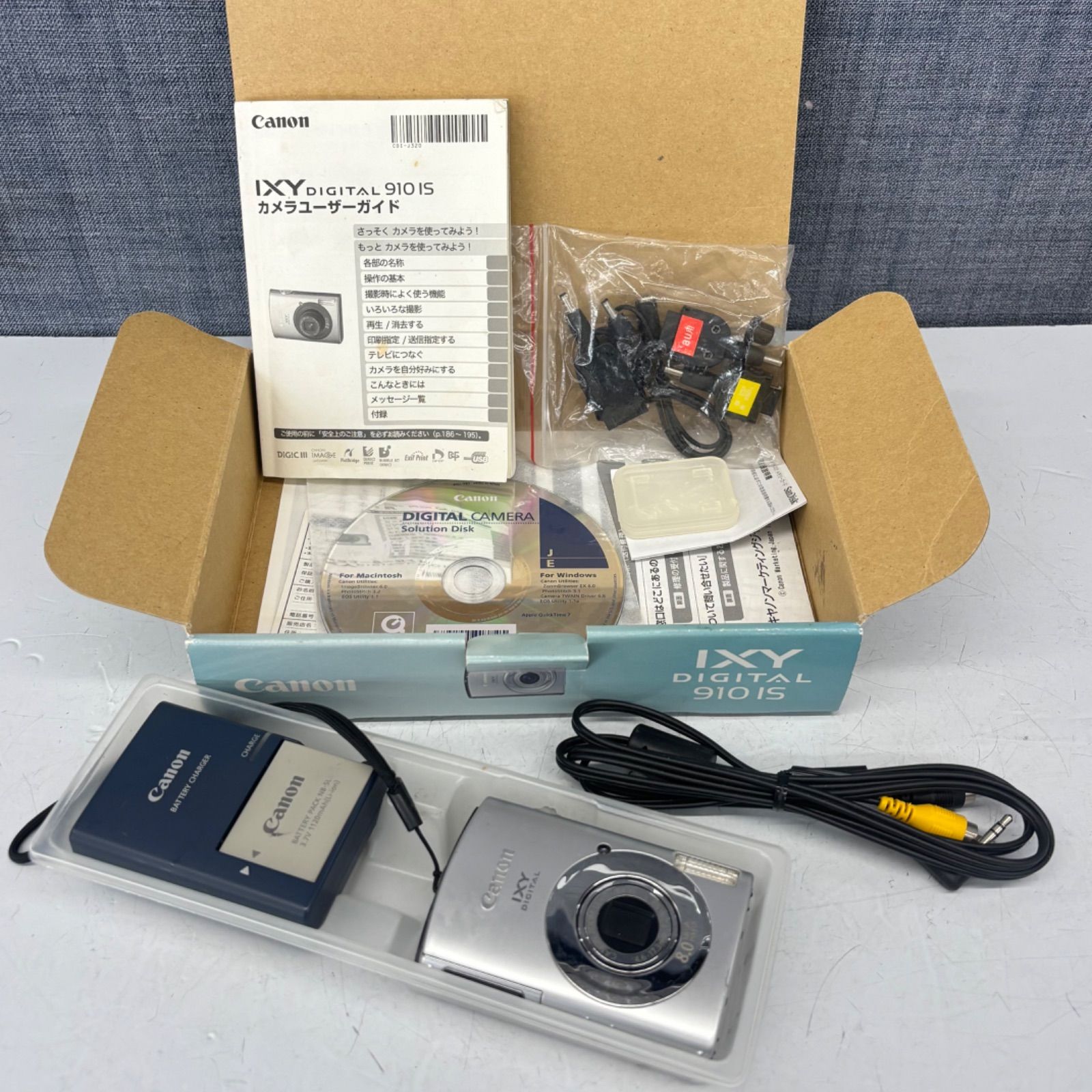ジャンク CANON キヤノン キャノン IXY DIGITAL 910 IS IXYD910IS(SL