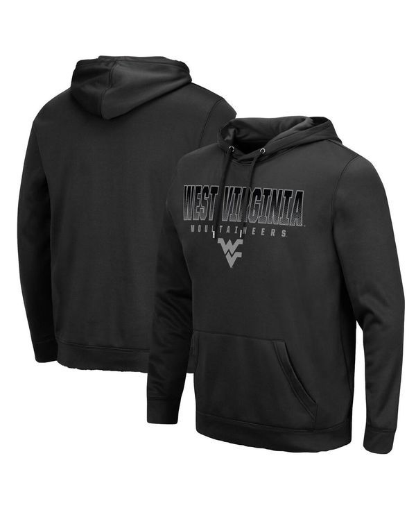 コロシアム メンズ アウター パーカー・スウェット パーカー Colosseum Mens Black West Virginia Mountaineers Blackout 30 Pullover 14,425円
