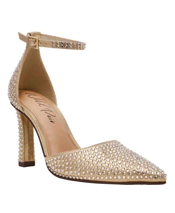 ワイルド ペアー レディース シューズ パンプス Wild Pair Womens Aurelii Pointed Toembellished Pumps Gold Metallic ゴールド