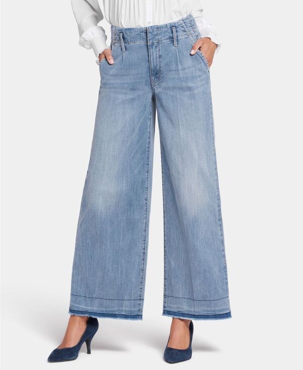 エヌワイディージェイ レディース ボトムス デニムパンツ ワイドレッグ ジーンズ NYDJ Mona Wide Leg Jeans State