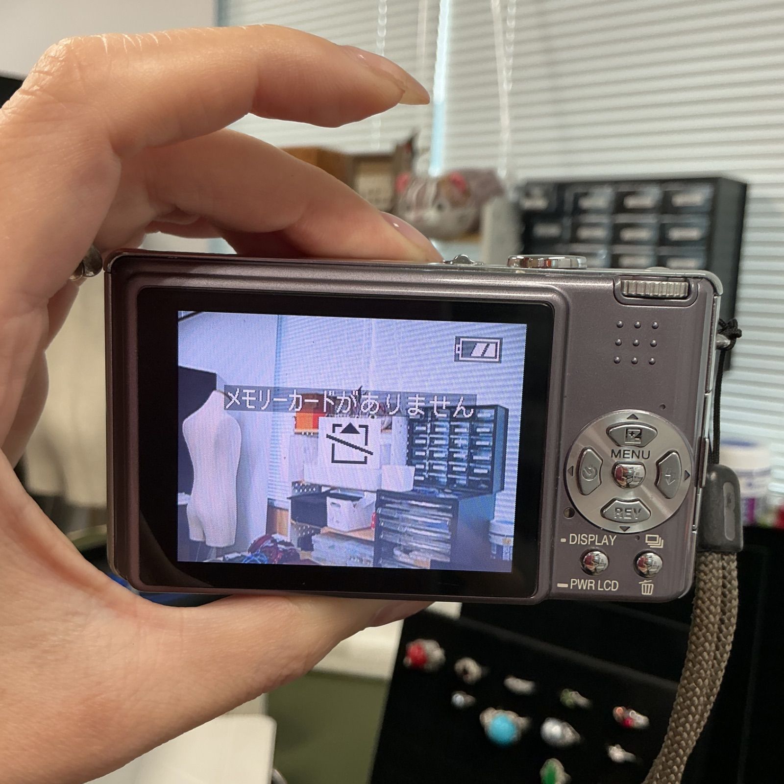 BC1984-1 Panasonic パナソニック LUMIX DMC-FX9 デジタルカメラ 現状