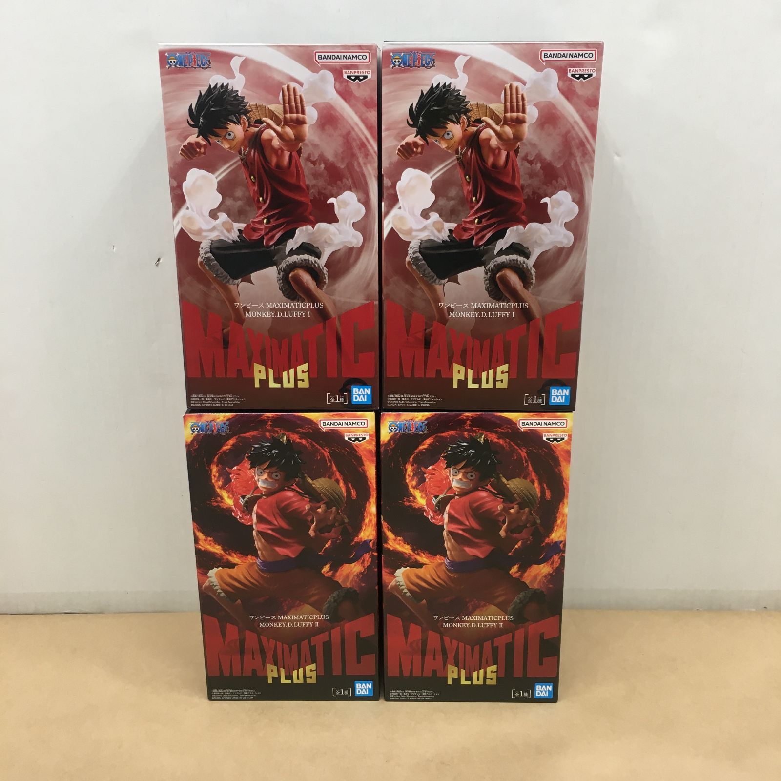 未開封 ワンピース MAXIMATIC PLUS モンキー・D・ルフィ Ⅰ Ⅱ