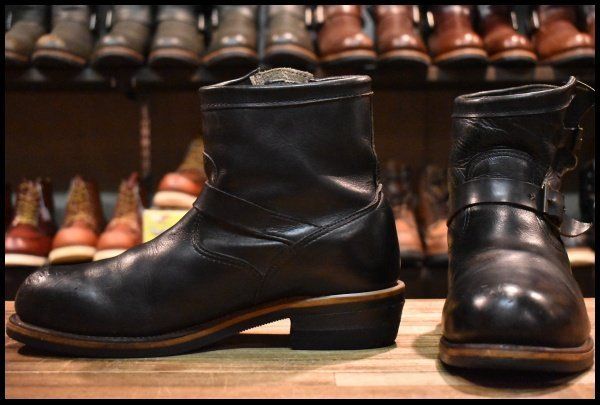 9.5E 良品 PT91 黒タグ 95年】Chippewa チペワ 90182 ショート