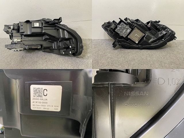 ノートオーラ FE13 純正 左ヘットライトLH LED ジャンク!オーラ AURA/ノート NOTE FE13/FSNE13/E13/SNE13 純正 左