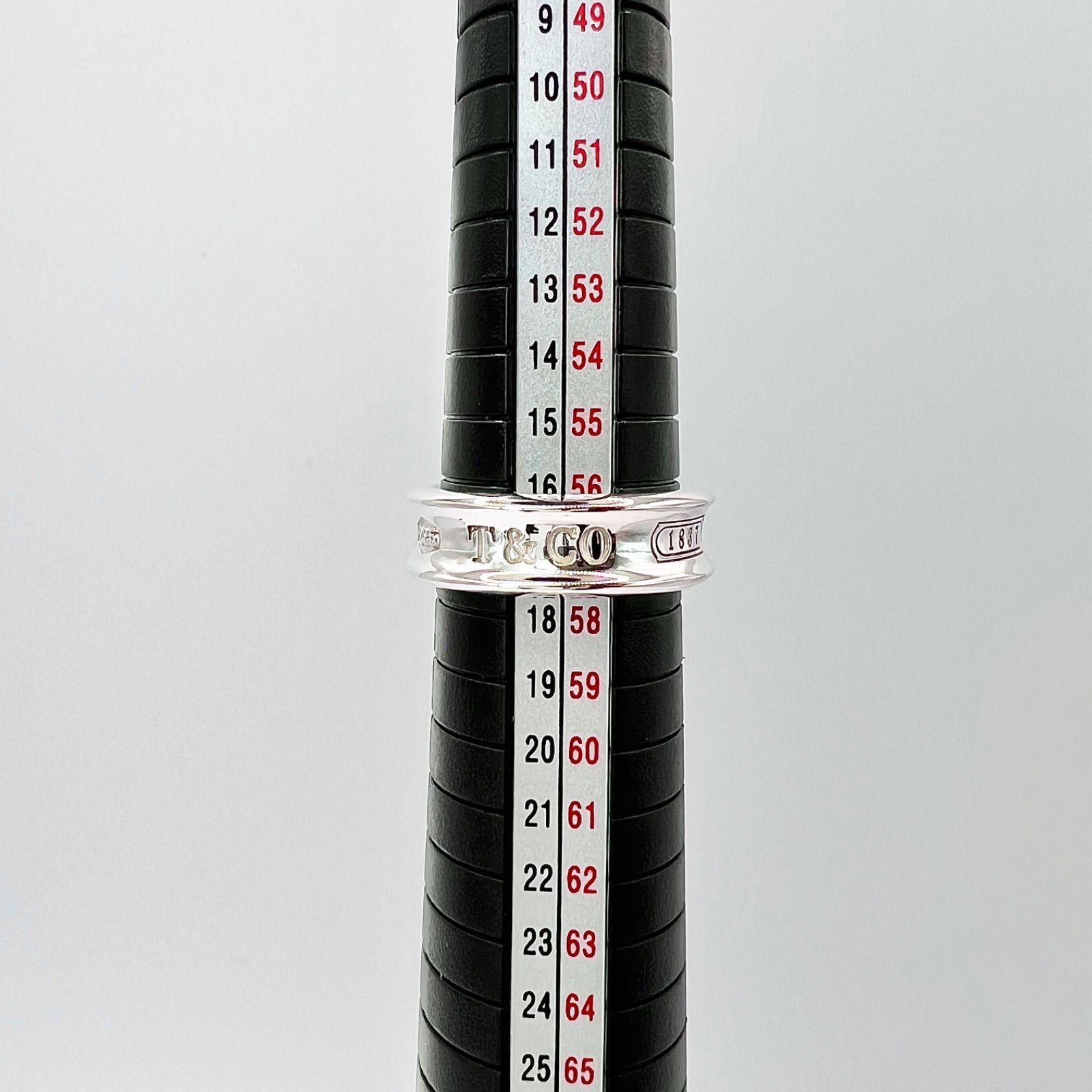 極美品 ティファニー 1837 ナロー リング 17号 TIFFANY&CO. SV925