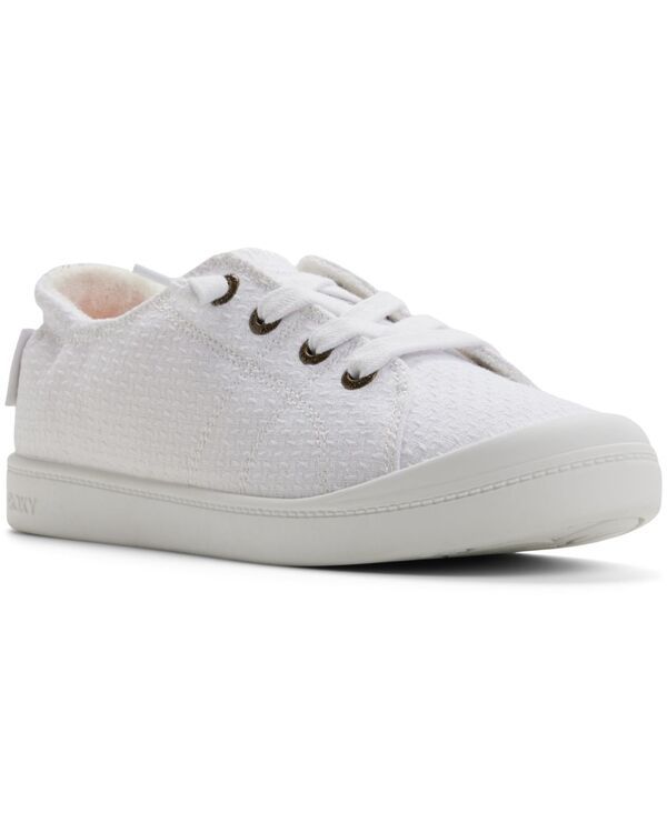 【送料無料】 ロキシー レディース スニーカー シューズ Womens Bayshore Plus LaceUp Sneakers White