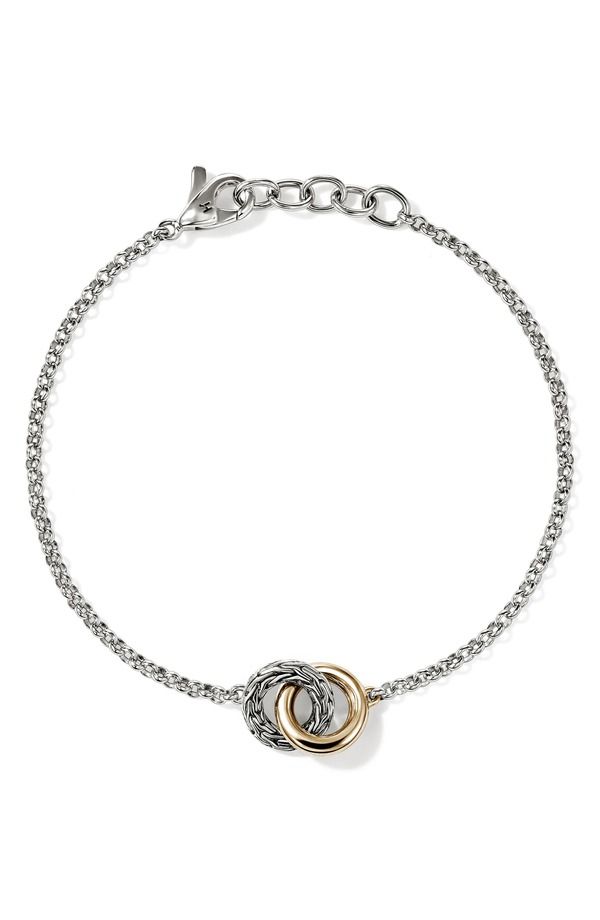 ジョン・ハーディー レディース アクセサリー ブレスレット・バングル・アンクレット John Hardy Essentials Linked Bracelet Silver And Gold ゴールド
