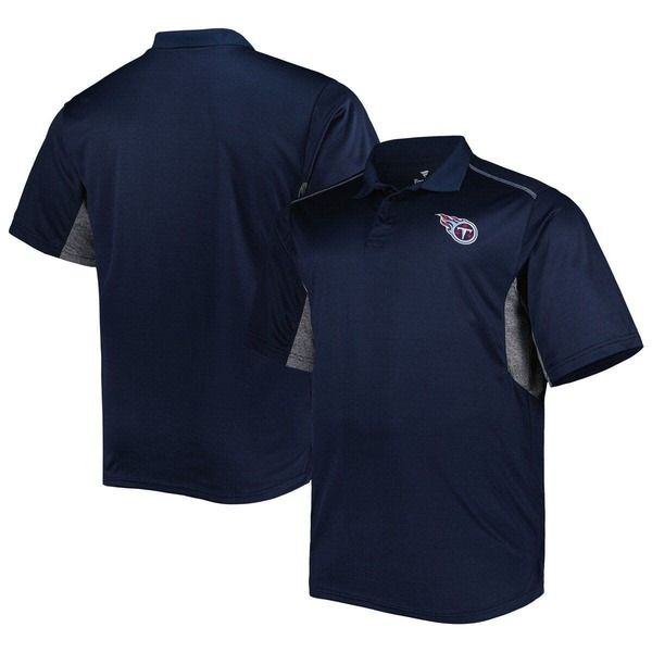 プロファイル メンズ トップス ポロシャツ トール PROFILE Mens Navy Tennessee Titans Big Tall Team Color Polo Navy ネイビー