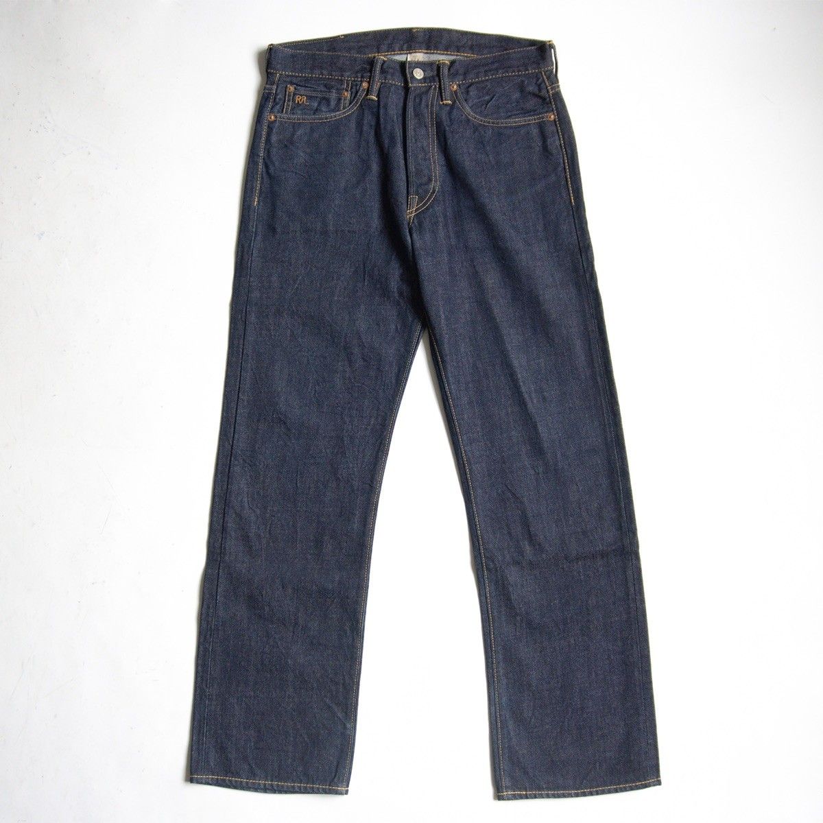 美品】 RRL 【STRAIGHT-LEG JEANS】【アメリカ製】30×30 ストレート