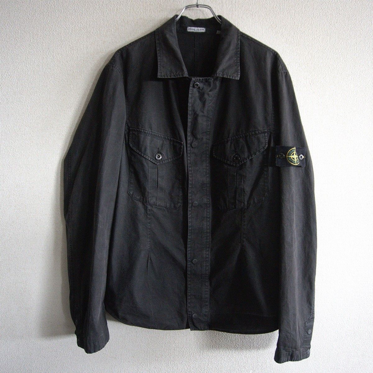【2007SS】STONE 【GARMENT DYED OVER SHIRTS】XL オーバーシャツ ジャケット ストーンアイランド 26060918 2007SS】STONE ISLAND【【GARMENT DYED OVER SHIRTS】XL オーバー