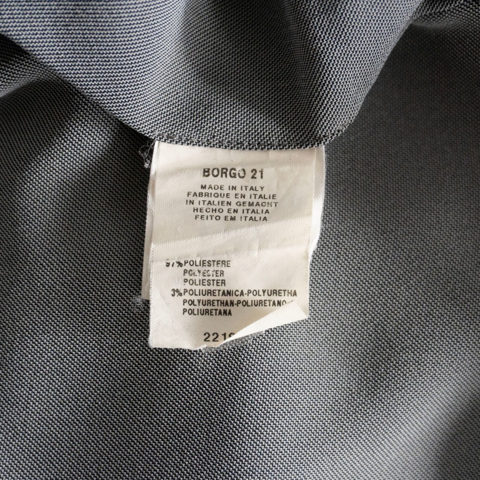 90s/アーカイブ】GIORGIO ARMANI【スタンドカラー シャツ】43/17