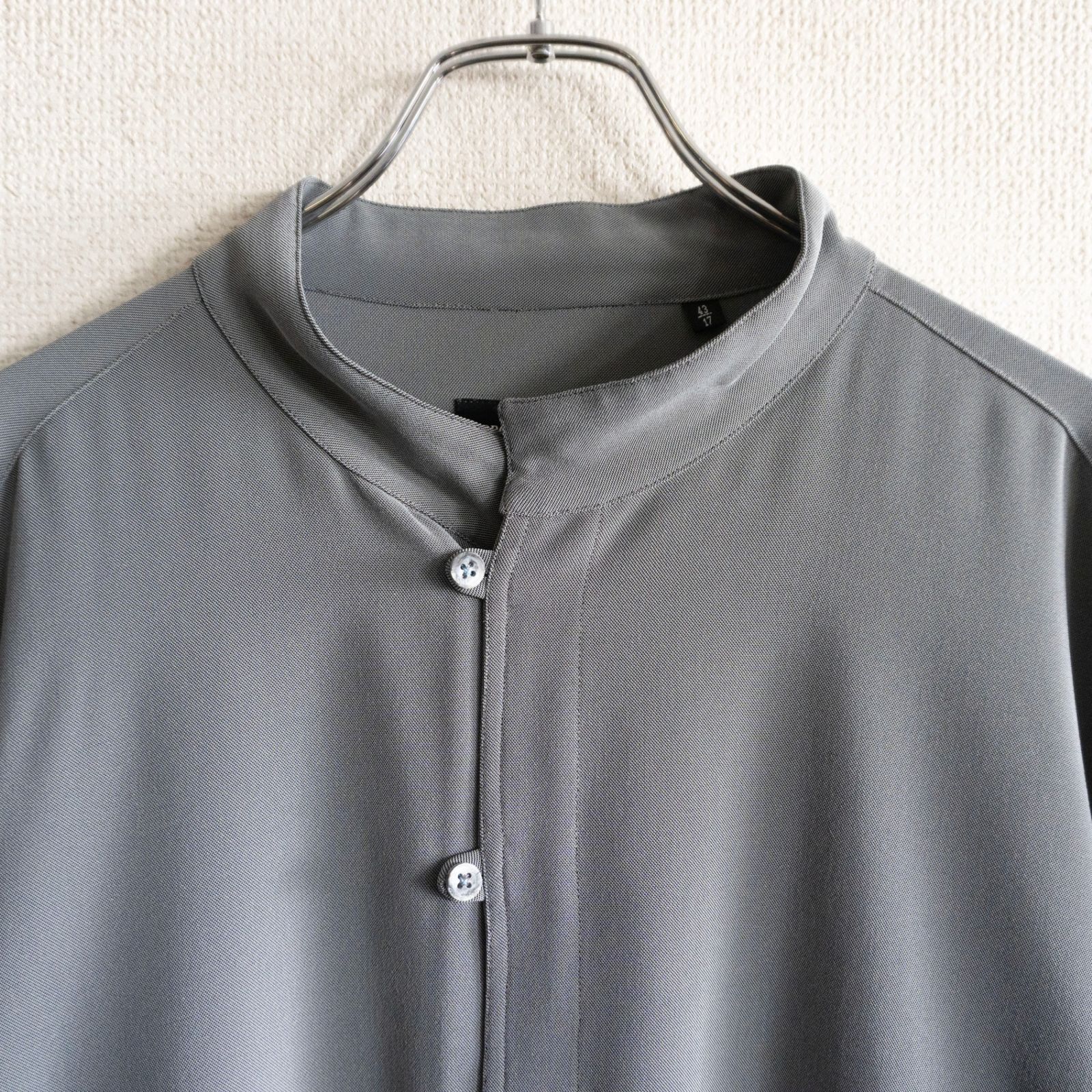 90s/アーカイブ】GIORGIO ARMANI【スタンドカラー シャツ】43/17
