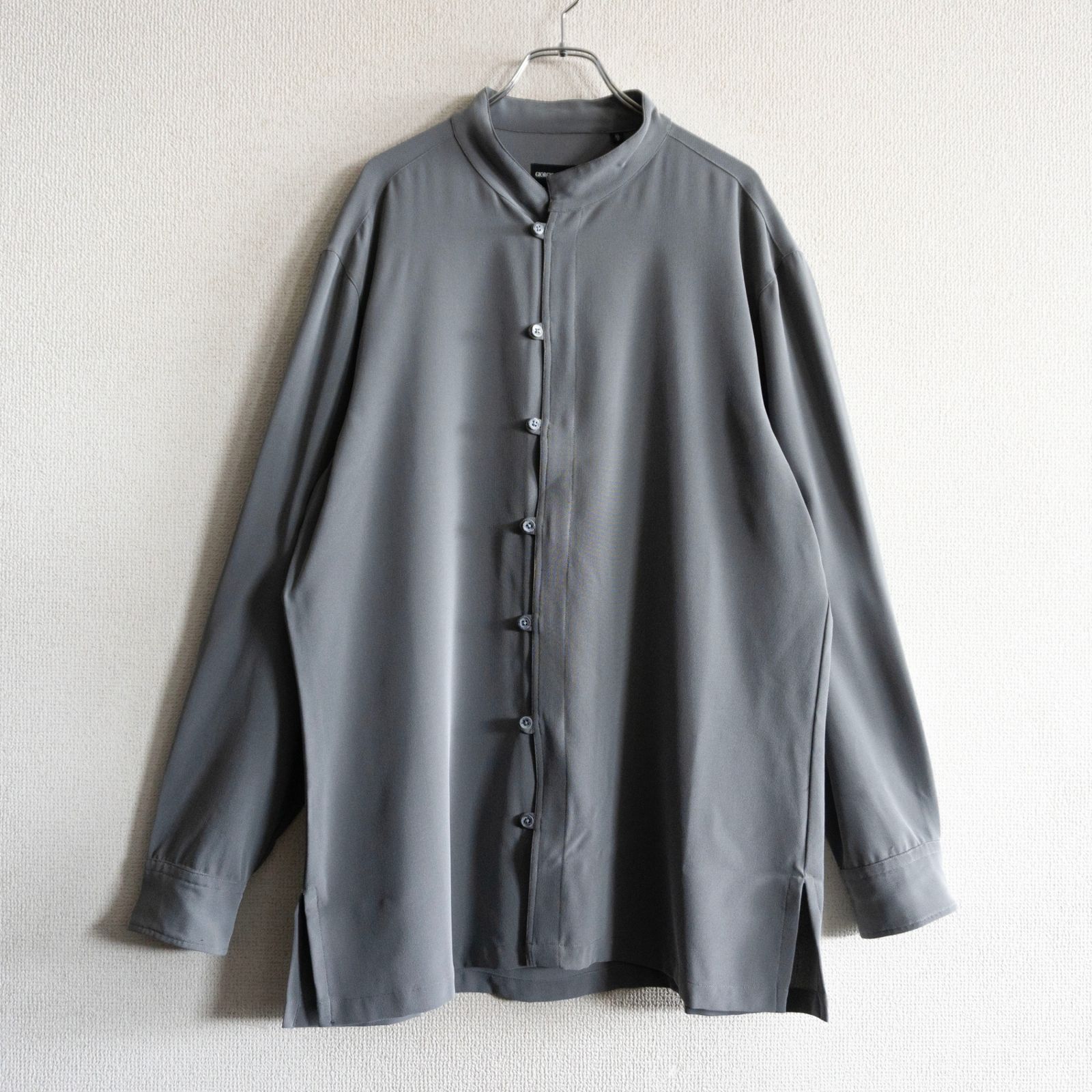 90s/アーカイブ】GIORGIO ARMANI【スタンドカラー シャツ】43/17