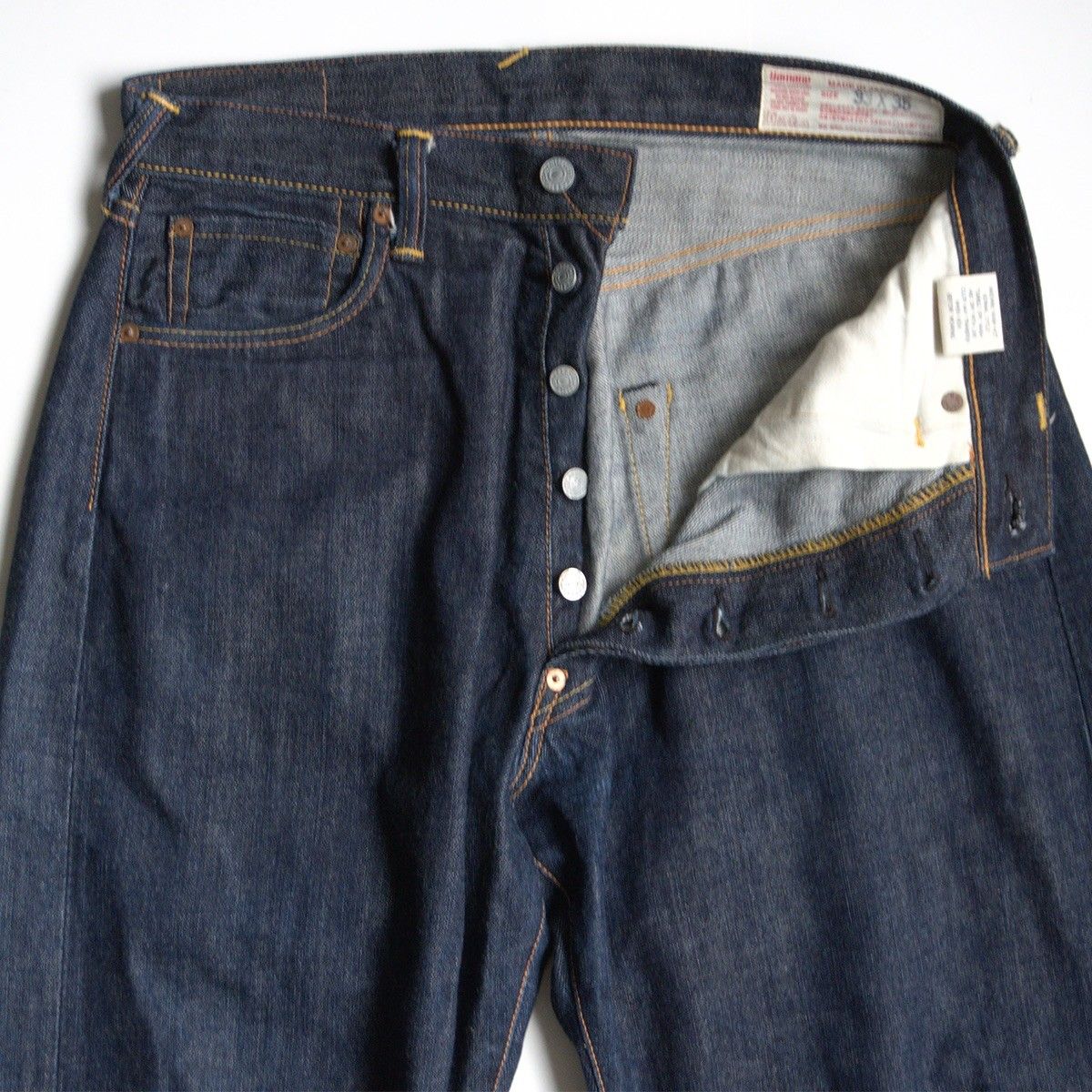 美品/濃紺】EVISU 【LOT.2001 デニムパンツ】33×35 エビス ジーンズ