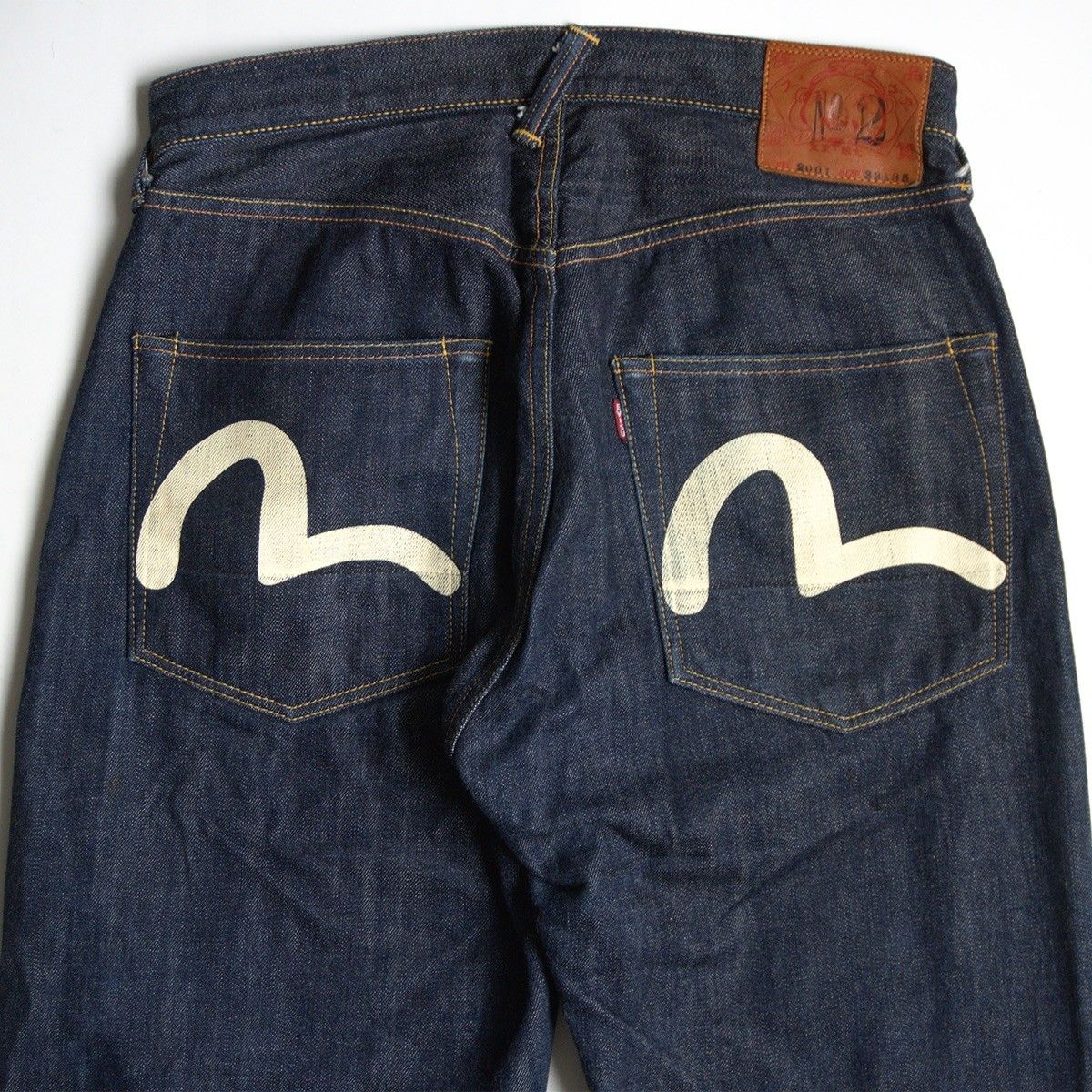 美品/濃紺】EVISU 【LOT.2001 デニムパンツ】33×35 エビス ジーンズ