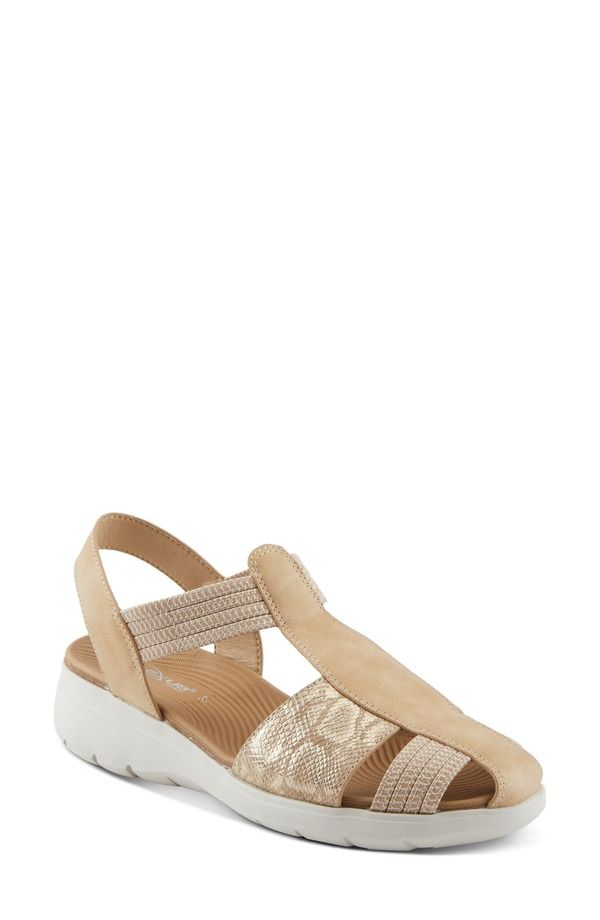 フレクサス レディース シューズ ヒール サンダル Flexus by Spring Step Damair Slingback Sandal Tan タン 16,775円