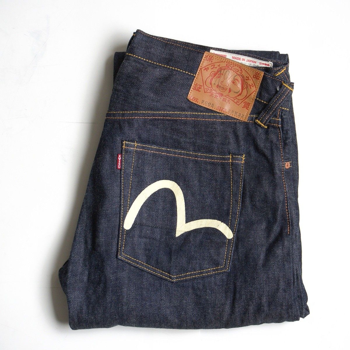 EVISU Lot 9002 デニムパンツ サイズ34 美品/濃紺】EVISU 【LOT.2005 デニムパンツ】35×32 エビス ジーンズ