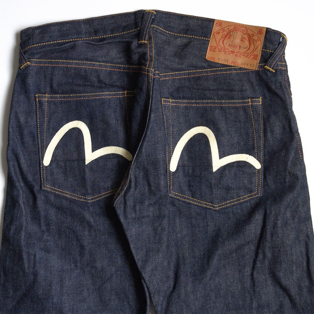 美品/濃紺】EVISU 【LOT.2005 デニムパンツ】35×32 エビス ジーンズ
