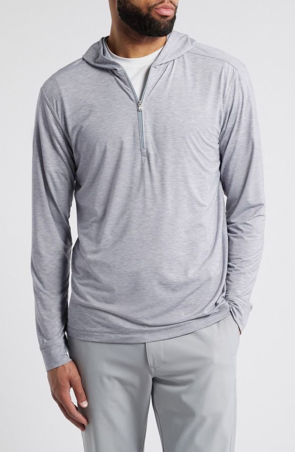 ジョニー オー メンズ アウター パーカー・スウェット ハーフジップ johnnieO Welsey Performance Half Zip Hoodie Seal 27,548円
