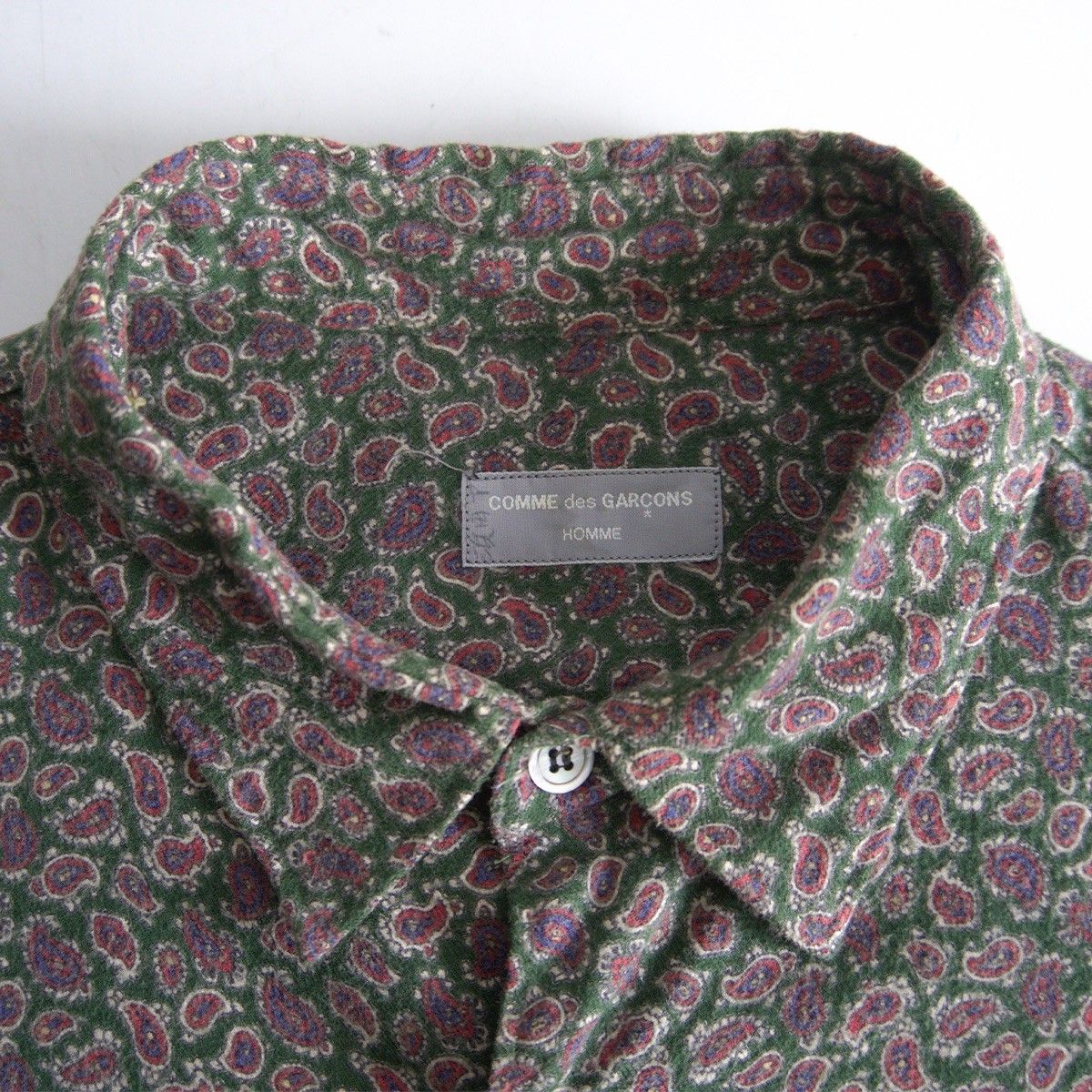 80s/アーカイブ】COMME des GARCONS HOMME【ペイズリー柄 オーバー