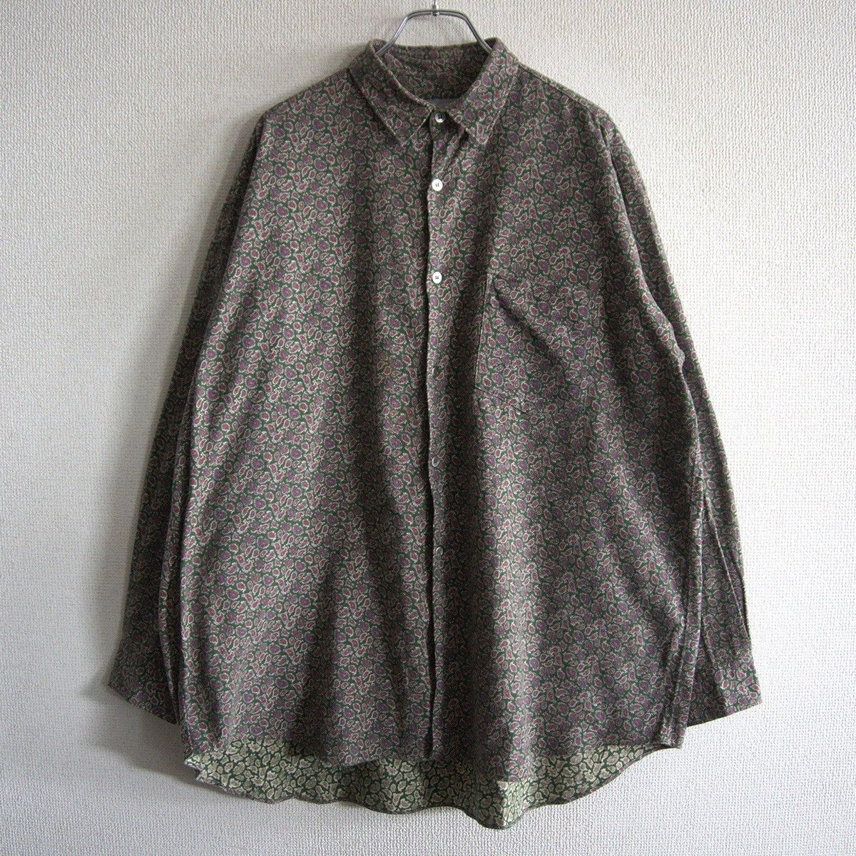 コムデギャルソンオム ペイズリー シャツ 80s/アーカイブ】COMME des GARCONS HOMME【ペイズリー柄 オーバー