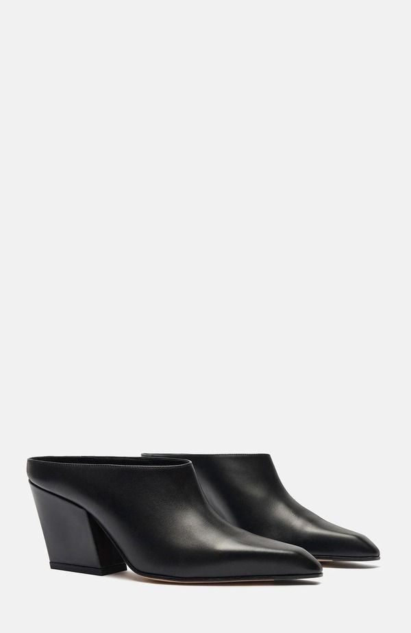 スカロッソ レディース シューズ ヒール SCAROSSO Holly Mules Black Calf ブラック