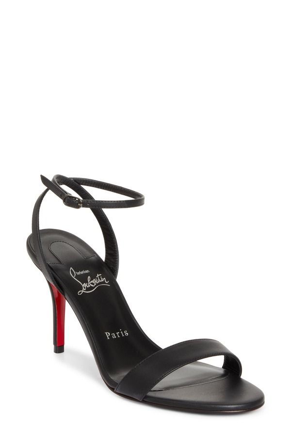クリスチャン・ルブタン レディース シューズ サンダル アンクル Christian Louboutin Miss Z Ankle Strap Sandal Black Lin Black ブラック