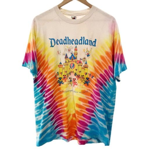【中古】　FRUIT OF THE LOOM　Grateful Dead　バンT　90s vintage　90年代　OLD　Tシャツ　半袖　トップス　クルーネック　タイダイ　ダンシングベア　オーバーサイズ　USA製　古着　/7309 15,578円