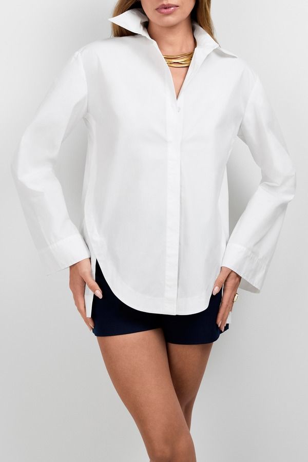 トリーナターク レディース トップス シャツ Trina Turk Olona Top White ホワイト