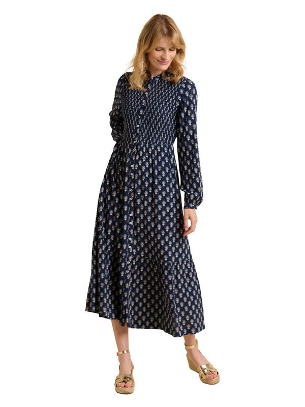 ウィグル レディース トップス ワンピース ミディ Brakeburn Lark Long Sleeve Button Midi Dress Navy ネイビー 29,120円
