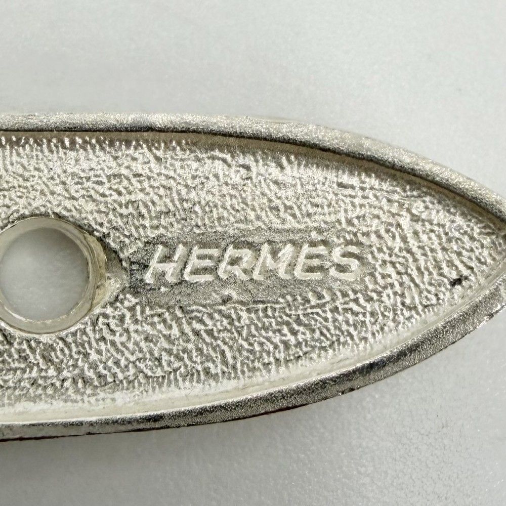 エルメス ブレスレット ユニセックス ブルックセリエMM ジュエリー アクセサリー アジャスター付き 小物 HERMES シルバー925 約68.4g【中古品】